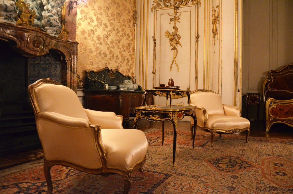 castle, sanssouci, baroque